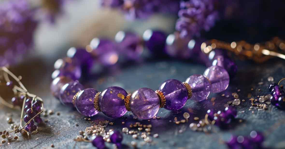 bijoux en améthyste